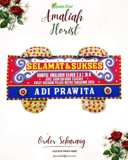 Papan Bunga Ucapan Selamat Teluk Pakedai